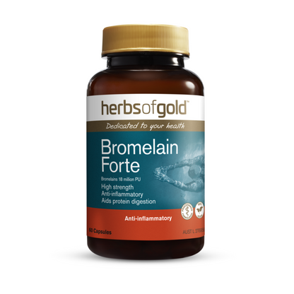 Herbs of Gold Bromelain Forte 60 Capsules