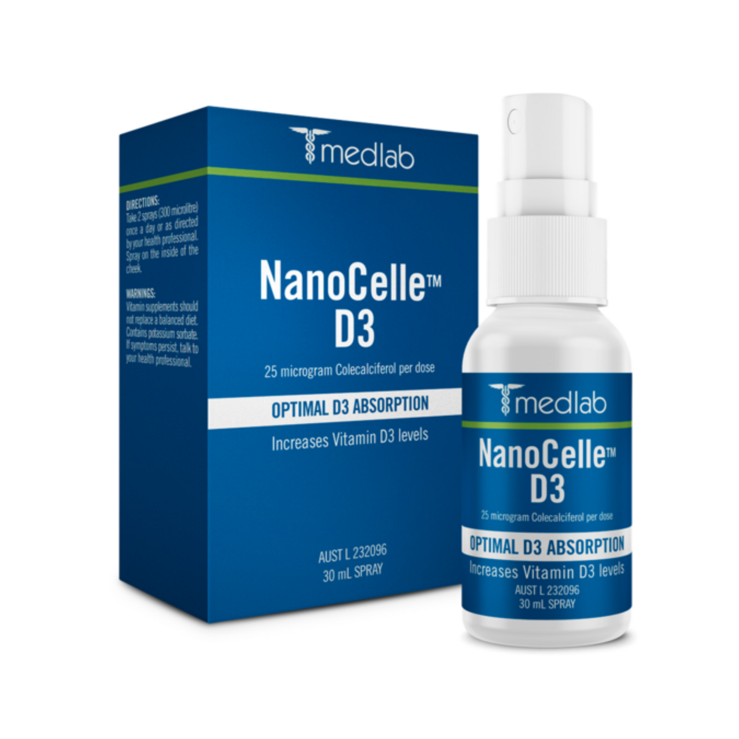 Medlab NanoCelle D3 30 mL