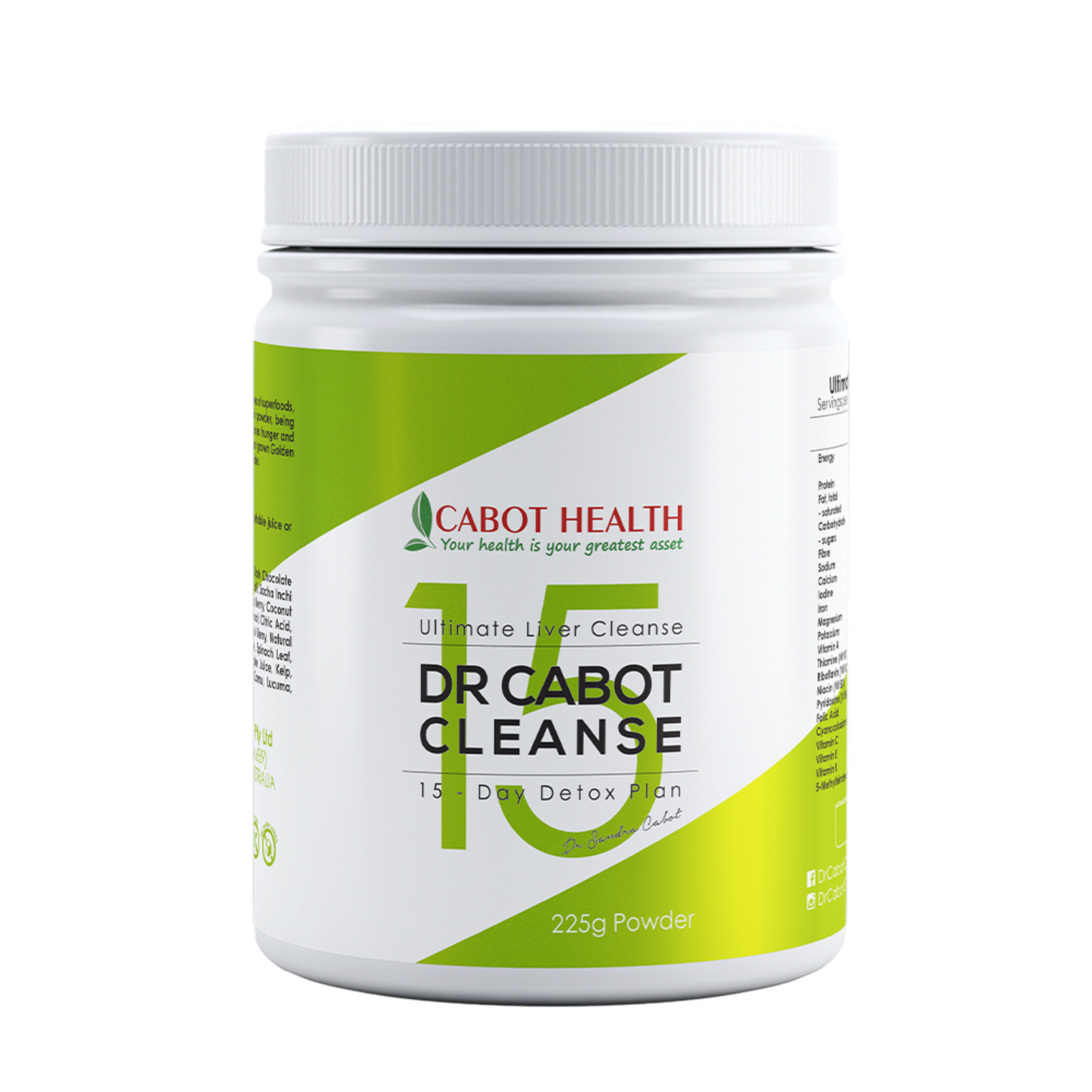 Dr. Cabot Cleanse Cabot Health Ultimate total body cleanse – 15 day detox plan