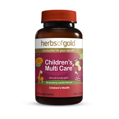 Herbs Of Gold Children's Multi Care 60 Chewable Tablets 