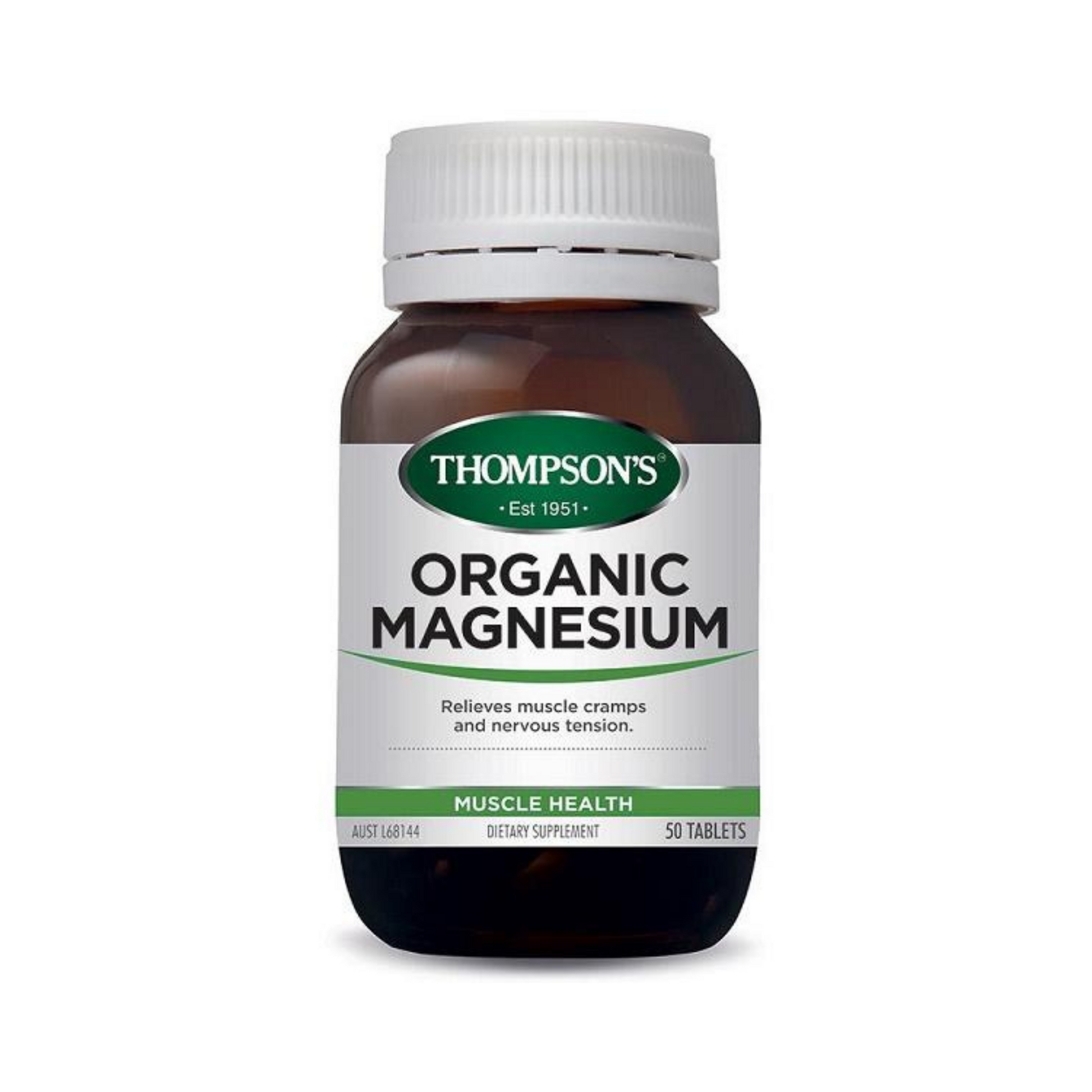 Thompsons Organic Magnesium 50 Capsules