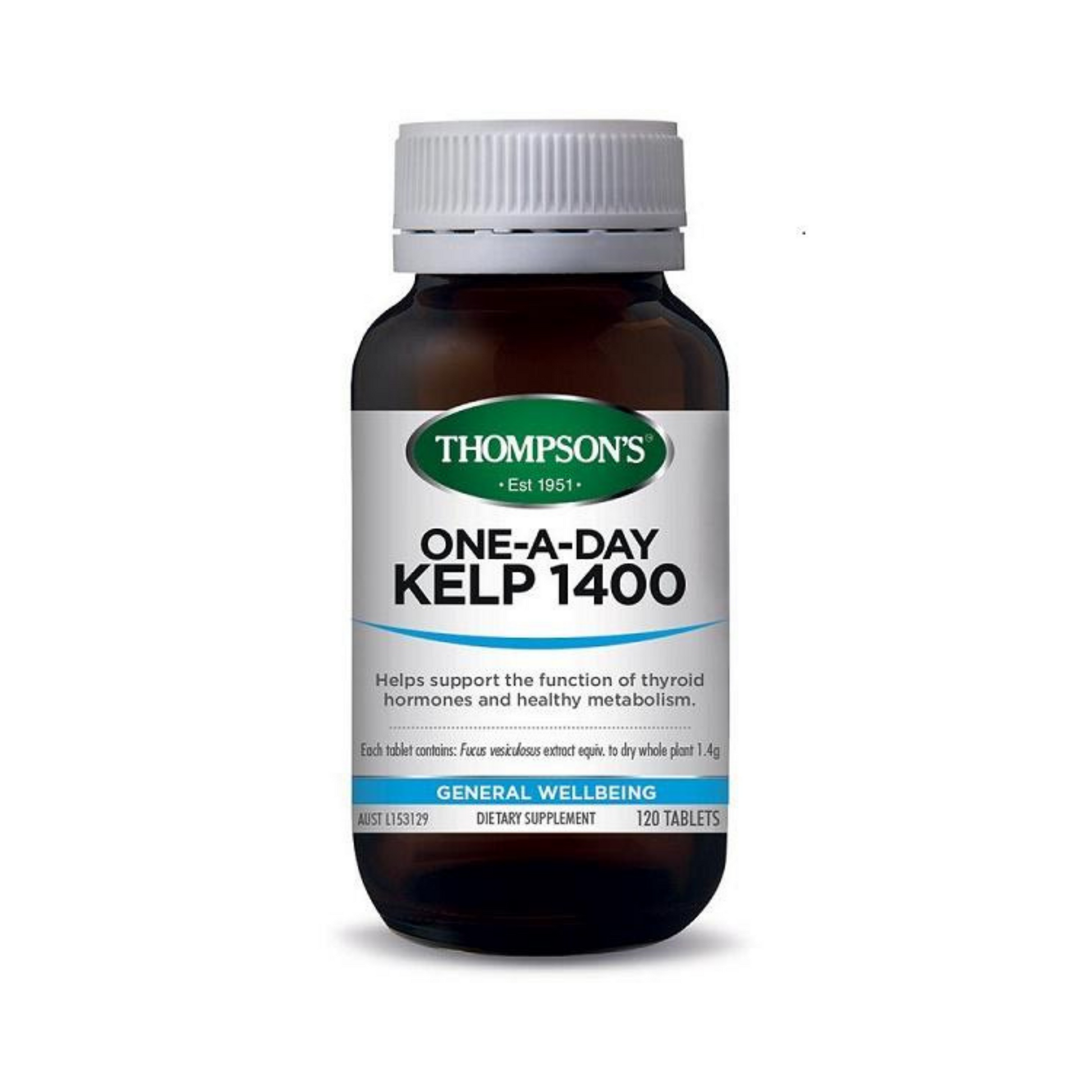 Thompsons One-A-Day  Kelp 1400mg 120 Tablets