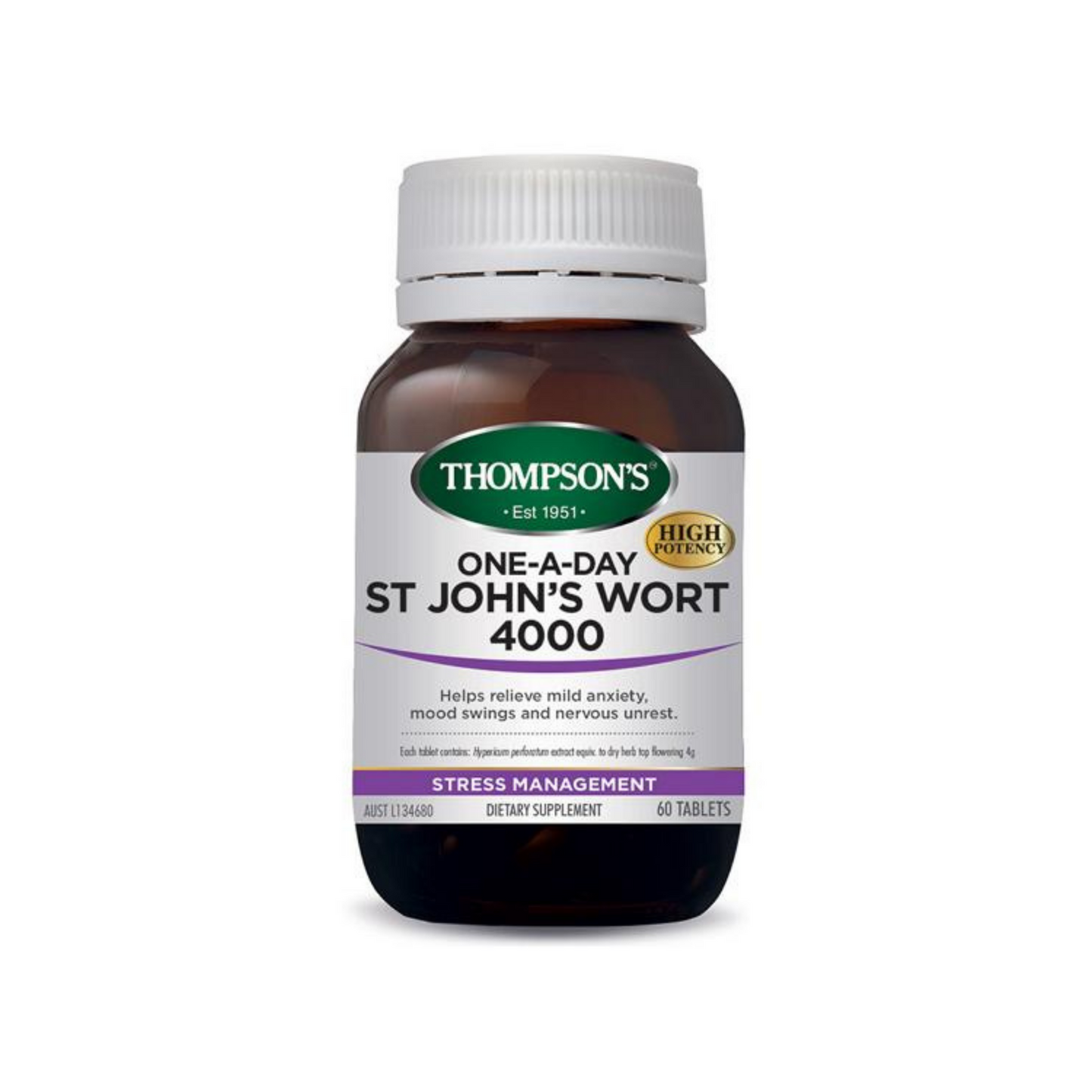 Thompsons One-A-Day St Johns Wort 4000mg 60 Tablets