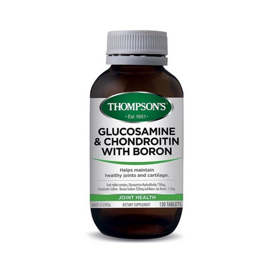 Thompsons Glucosamine Chondroitin With Boron 120 Tablets