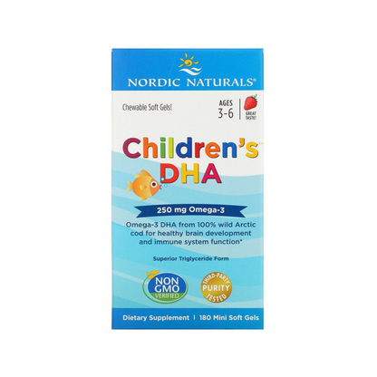  Nordic Naturals Childrens DHA 180 Capsules