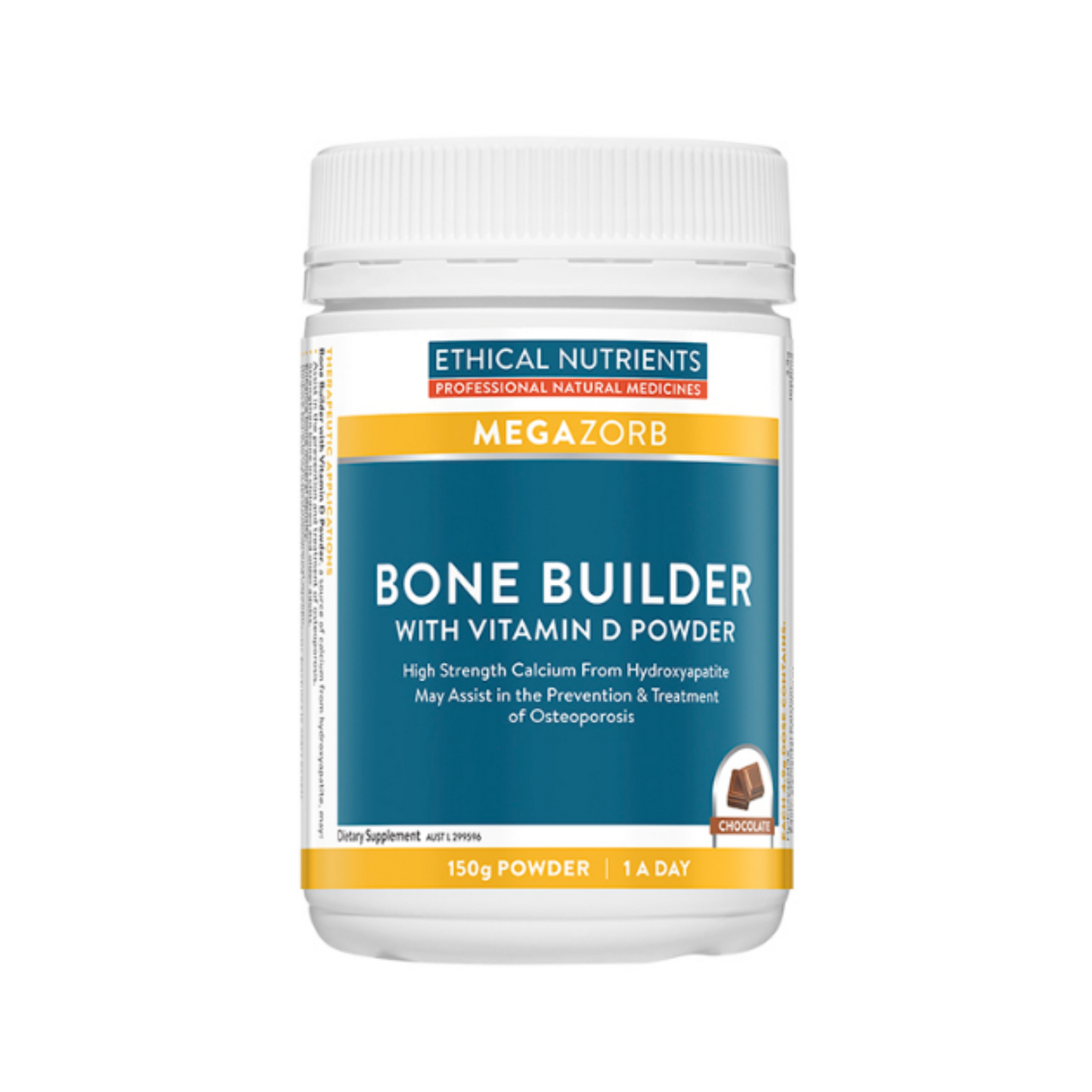 Ethical Nutrients Bone Builder with Vitamin D 150g Chocolate