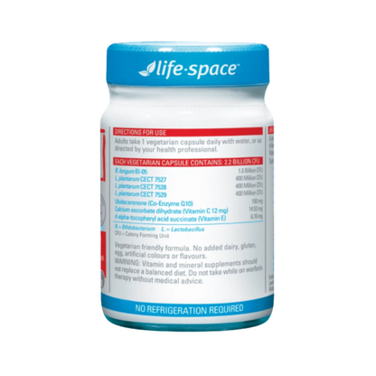 Life Space Probiotics+ Cholesterol Support 50 Capsules