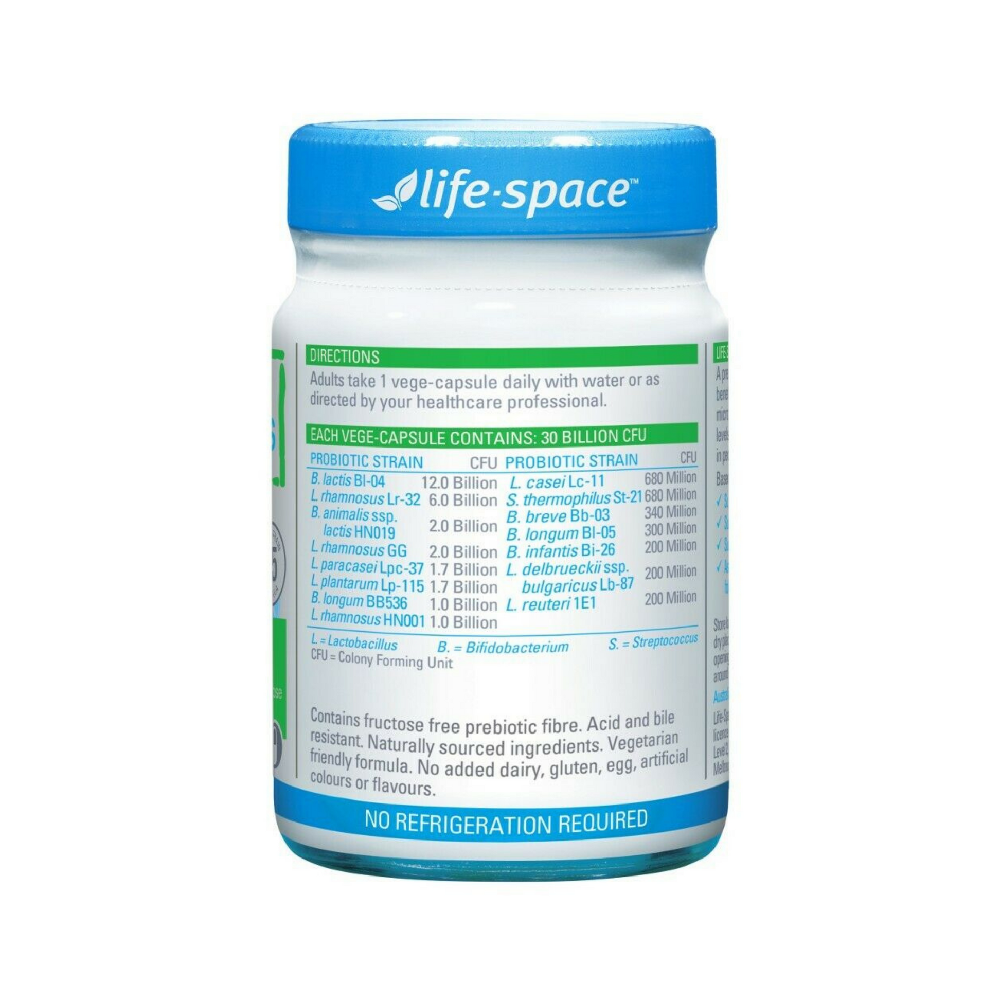 Life Space Probiotic for 60+ Years 60 Capsules