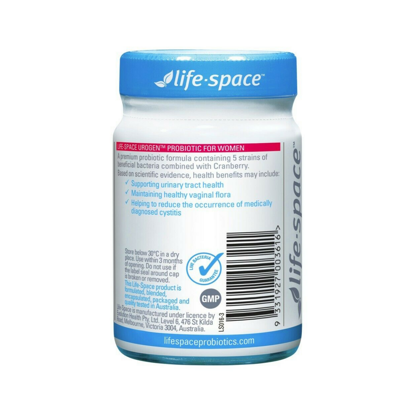 Life Space Urogen Probiotic for Women 60 Capsules