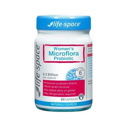 Life Space Women's Microflora Probiotic 60 Capsules