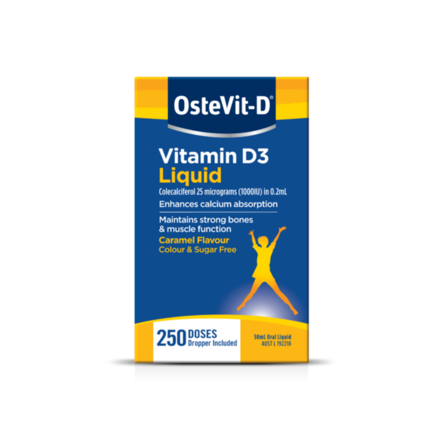 OsteVit-D Vitamin D3 Liquid  50ml 250 Doses Dropper