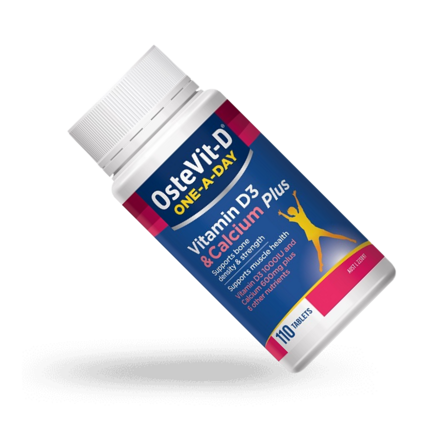 OsteVit-D One-A-Day Vitamin D3 & Calcium Plus 110 Tablets