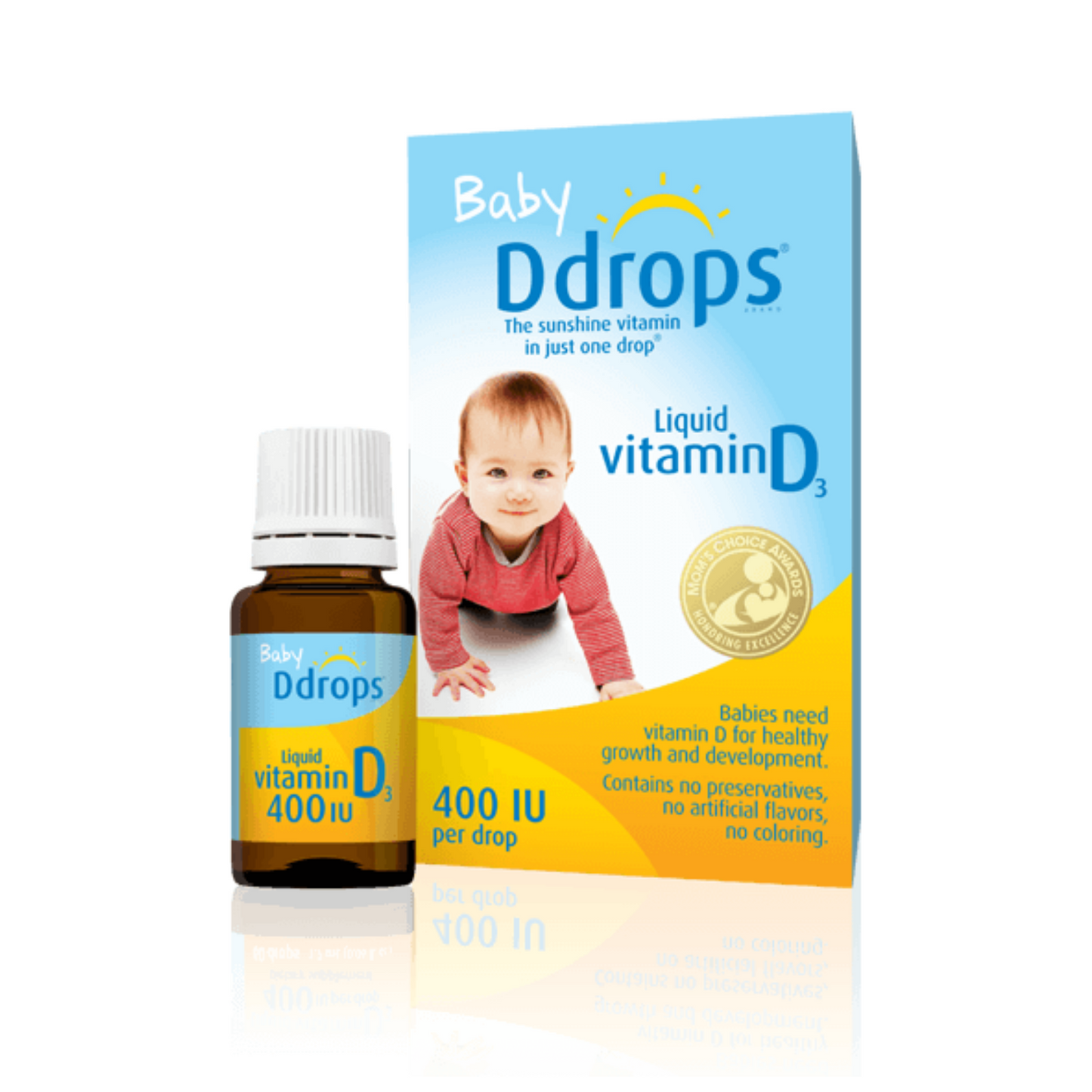 Ddrops Baby Liquid Vitamin D3 400IU 2.5ml