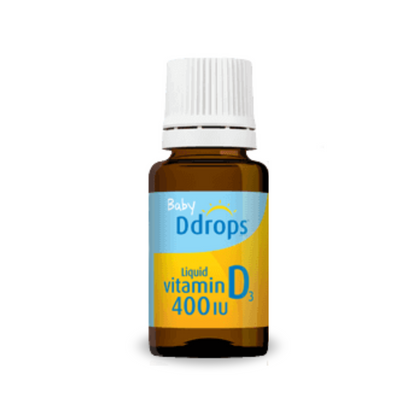 Ddrops Baby Liquid Vitamin D3 400 IU 90 Drops 0.08 fl oz (2.5 ml)