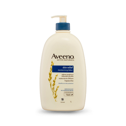 Aveeno Active Naturals Skin Relief Moisturising Lotion Fragrance Free 1L