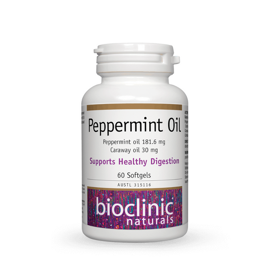 Bioclinic Naturals Peppermint Oil 60 Capsules