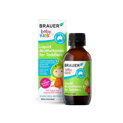 Brauer Baby & Kids Liquid Multivitamin For Toddlers 100ml
