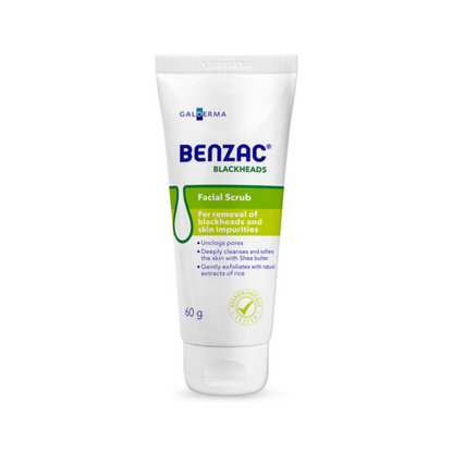 Benzac Blackheads Facial Scrub 60g