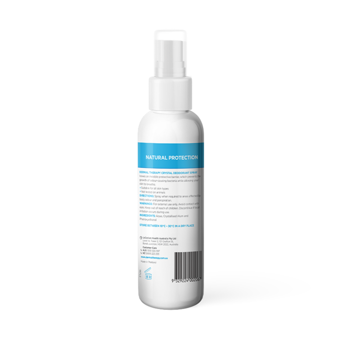 Dermal Therapy Crystal Deodorant Spray 120ml