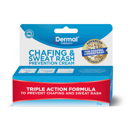 Dermal Therapy Chafing & Sweat Rash Prevention Cream 75g