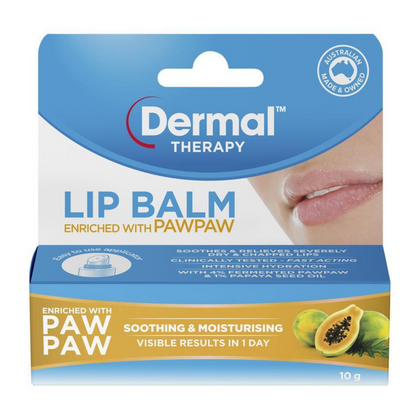 Dermal Therapy Lip Balm Enriched with Pawpaw 10g