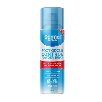 Dermal Therapy Foot Odour Control Powder Spray 210ml