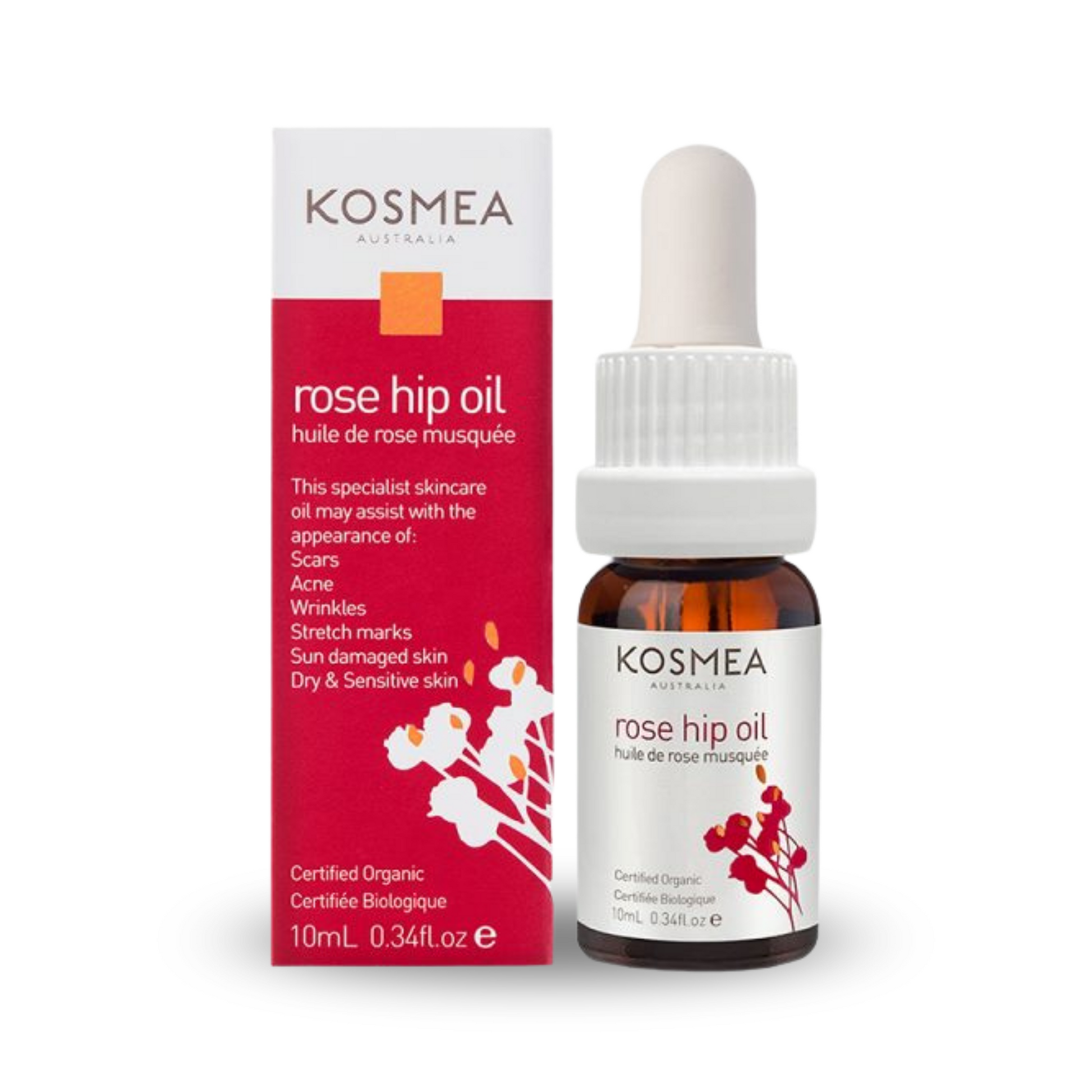 Kosmea Certified Organic Rosehip Oil 10mL